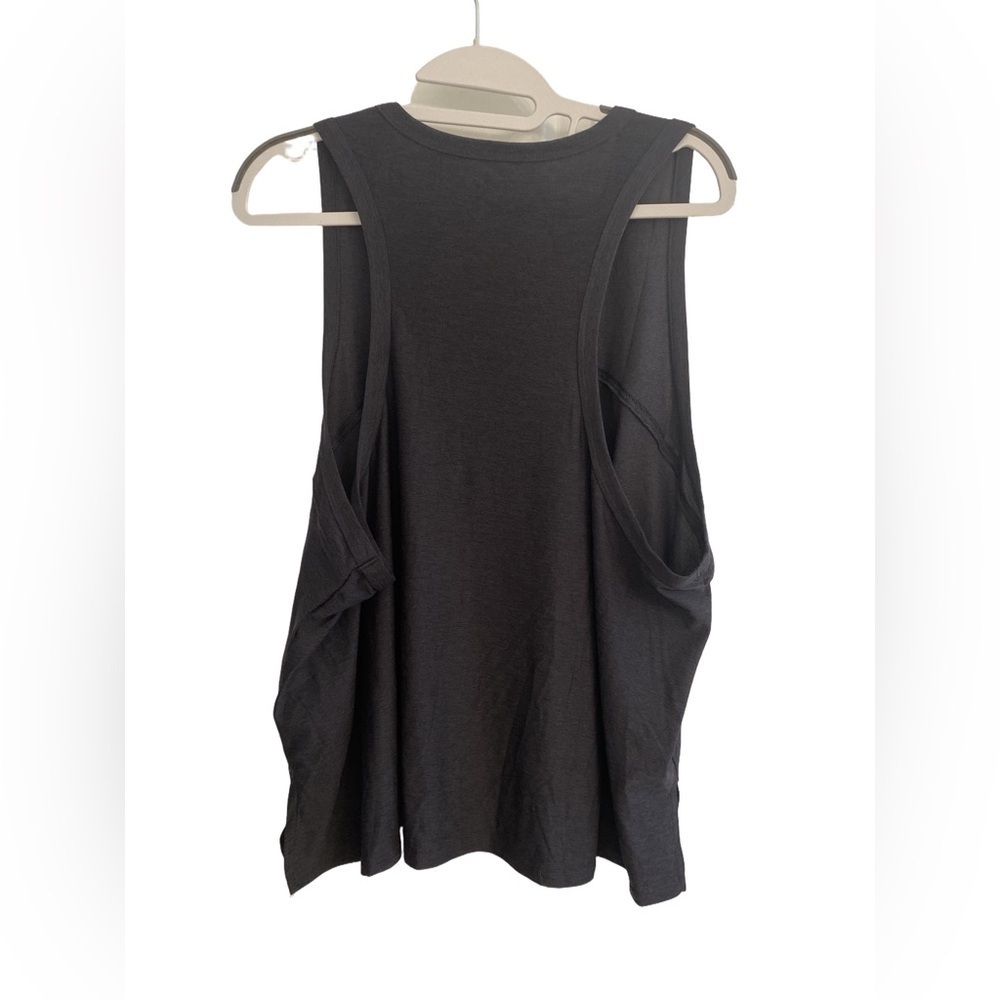 Old Navy Active Cloud 94 Soft Tank Top XL Dark Grey Sleeveless Crewneck - Picture 3 of 5